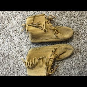 Minnetonka Fringe Booties
